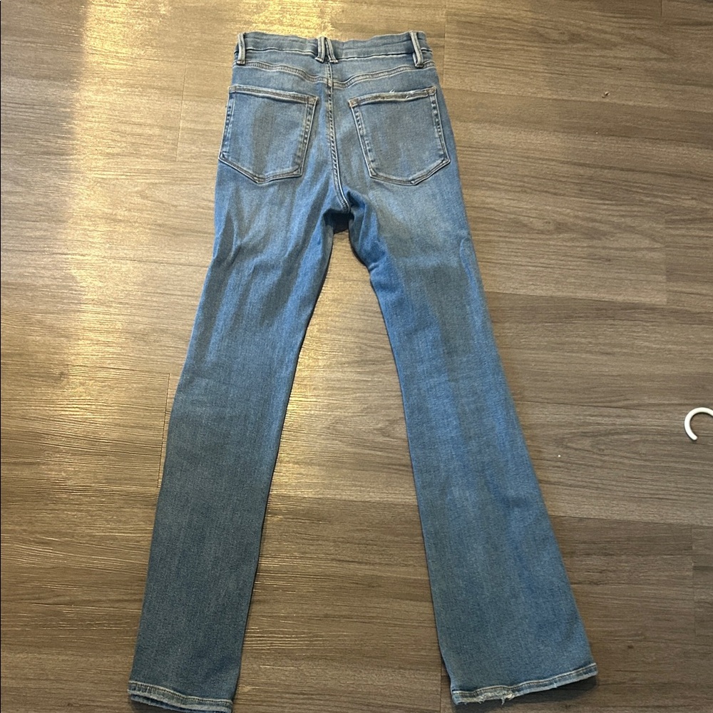 Zara Blue Flare Women's Jeans - Picture 3 of 3